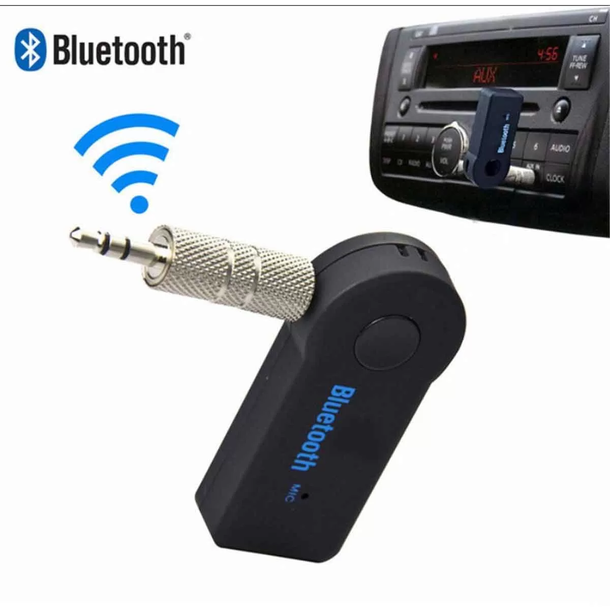 Bluetooth Receiver 3.5mm Jack με Ενσωματωμένο Μικρόφωνο για Αυτοκίνητο BT350