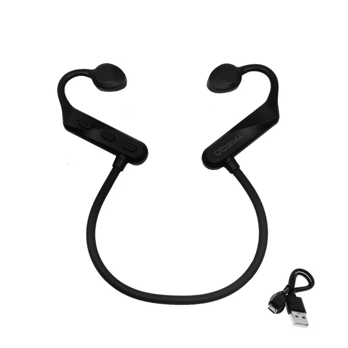 Ακουστικά Bluetooth Handsfree In-ear Treqa BT-31-B Μαύρο