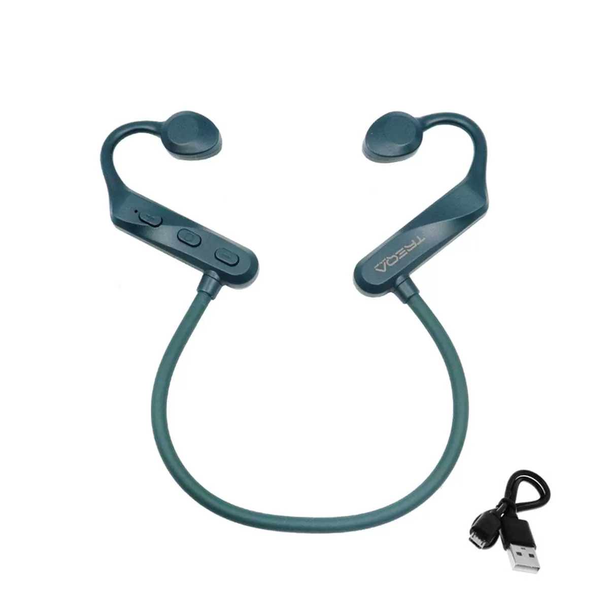 Ακουστικά Bluetooth Handsfree In-ear Treqa BT-31-GR Πράσινο