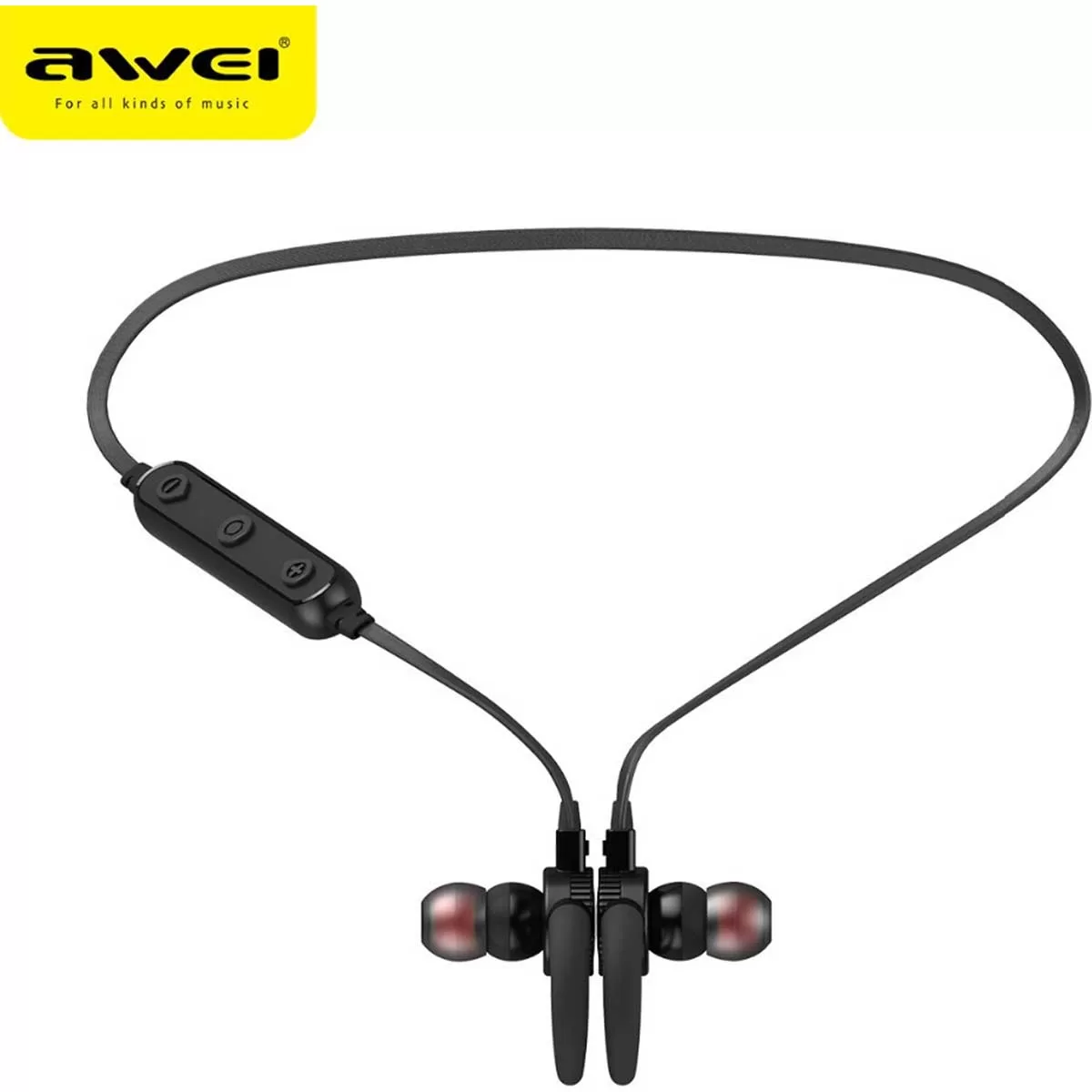 Ακουστικά Bluetooth Handsfree In-ear με Αντοχή στον Ιδρώτα Awei B925BL Μαύρα