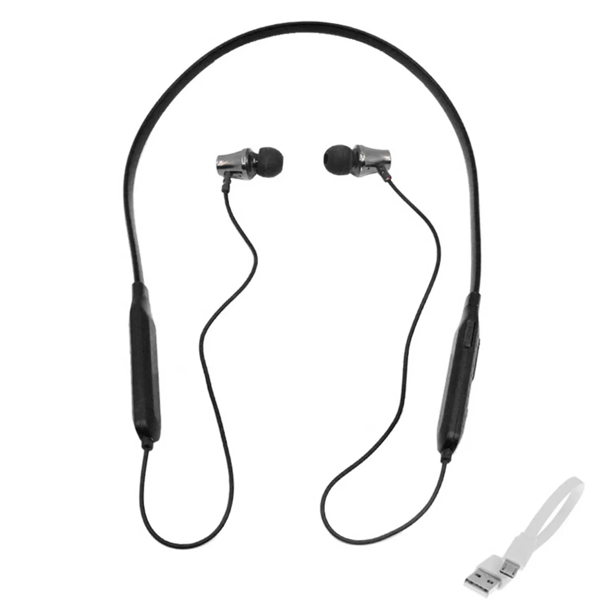 Ακουστικά Bluetooth Handsfree In-ear με Αντοχή στον Ιδρώτα Treqa BT-28 Μαύρα