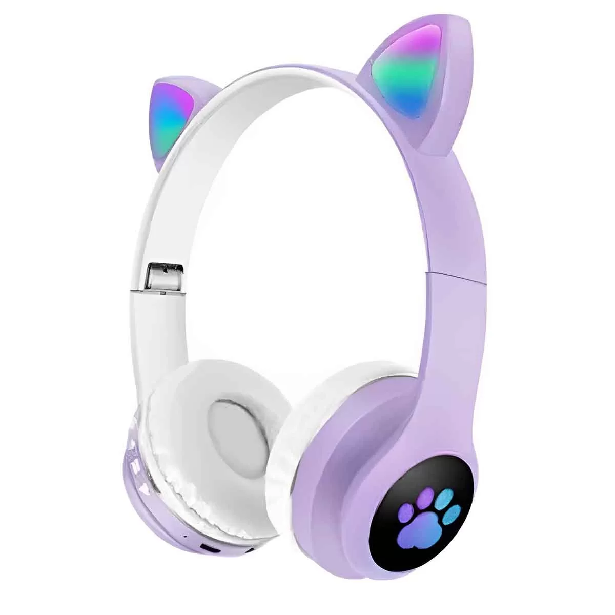 Ασύρματα/Ενσύρματα Παιδικά Ακουστικά Bluetoth – FM – AUX – MicroSD On Ear VZV-28M-P Μωβ