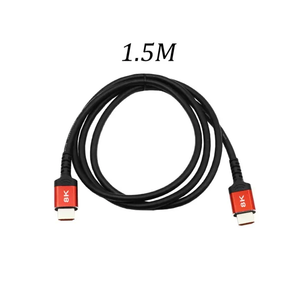 Καλώδιο HDMI 1.5m V2.0 4K-8K UHD 8K-1.5M Μαύρο