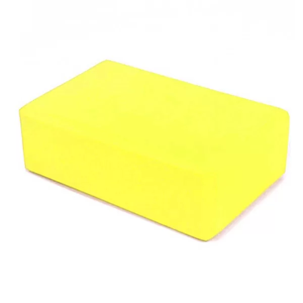 Τούβλο για Yoga 23x16x7cm Κίτρινο