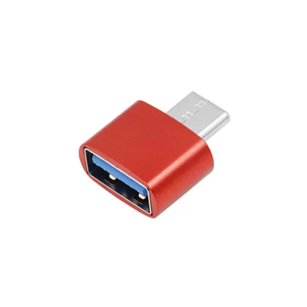 Μετατροπέας – Αντάπτορας από Type-C σε USB-A Θηλυκό TR-2016 Κόκκινο