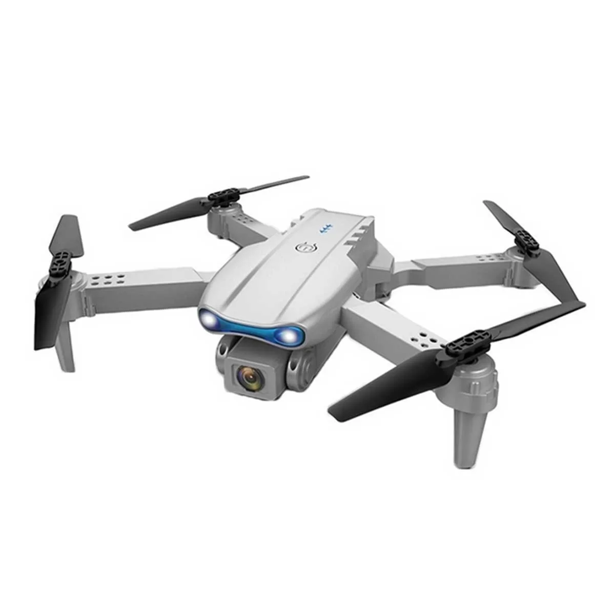 Drone με WiFi 2.4 GHz με 2 Κάμερες 1080p και Χειριστήριο Συμβατό με Smartphone E99 K3 Γκρι