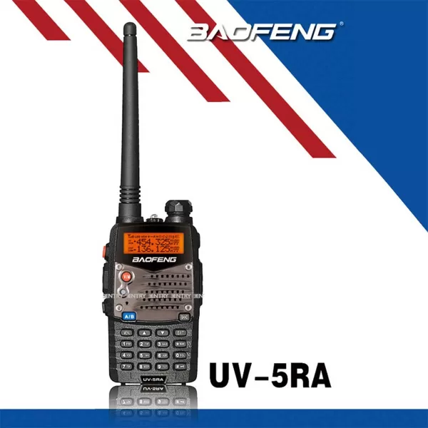 Ασύρματος Φορητός Πομποδέκτης Dual Band VHF – UHF 5W BAOFENG UV-5RA Μαύρο