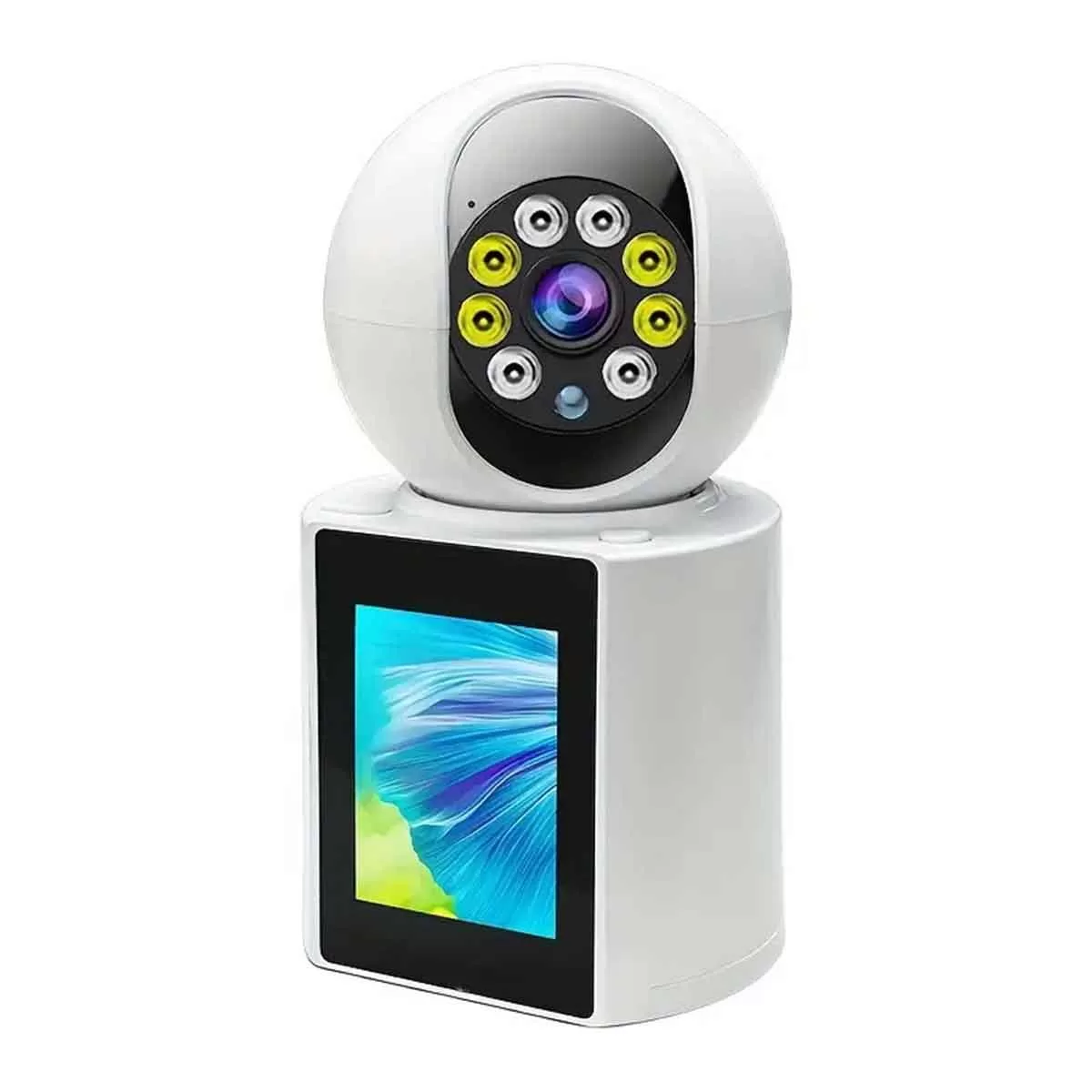 Ασύρματη κάμερα οικιακής ασφάλειας με δυνατότητα βιντεοκλήσης και οθόνη 2.8″ HL18668-200
